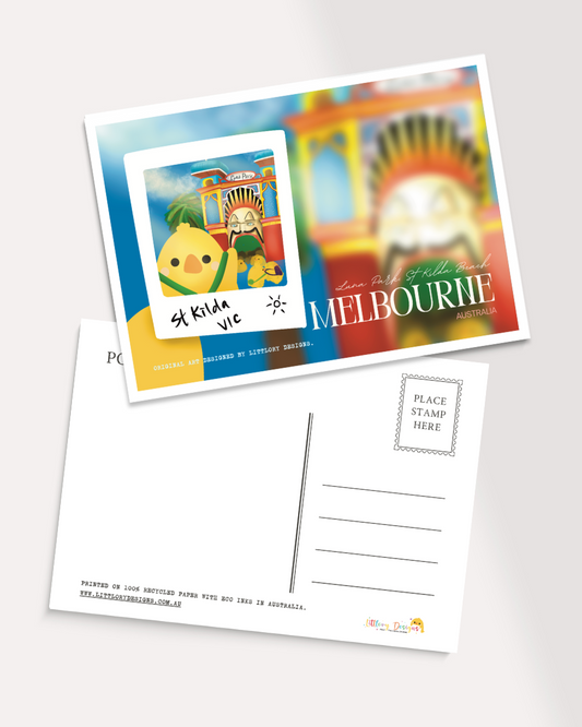 The Luna Park Melbourne Postcard