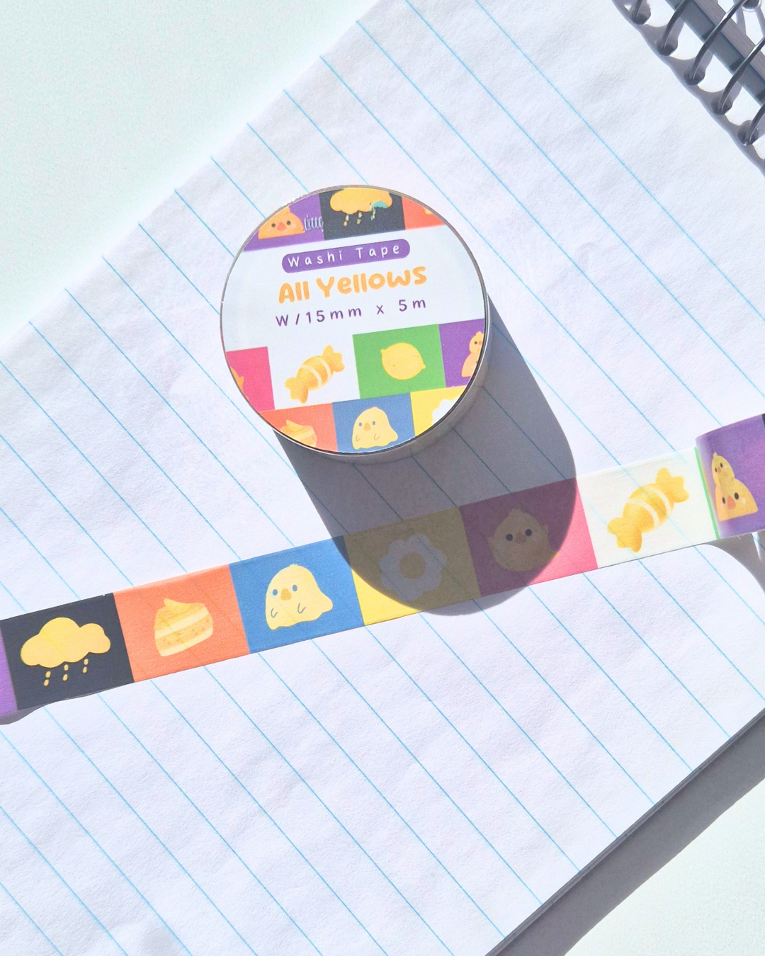 All Yellows Washi Tape