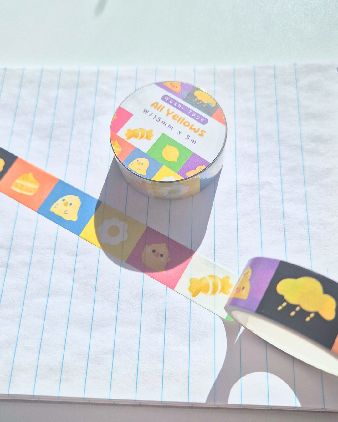 All Yellows Washi Tape