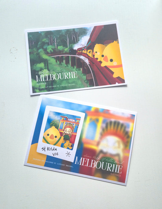 Melbourne Postcard Set B