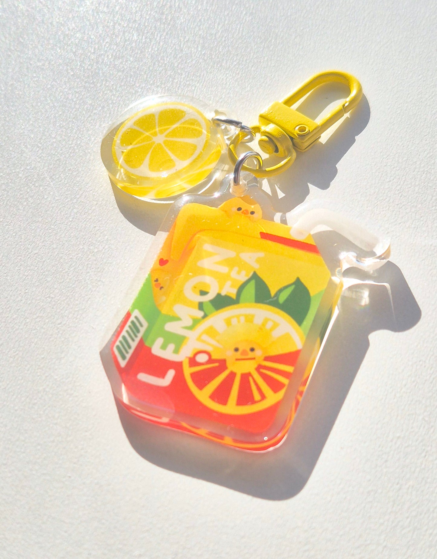 Lemon Tea Keychain