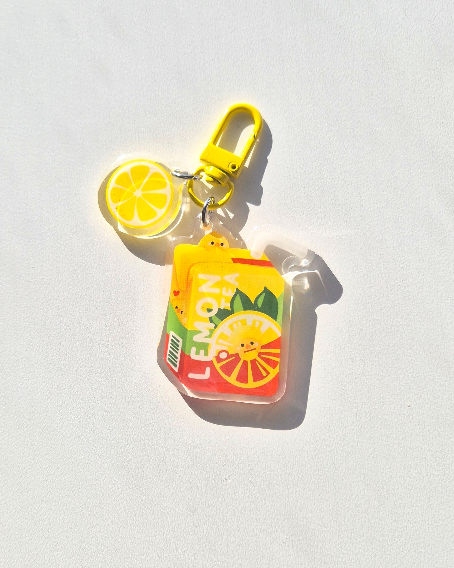 Lemon Tea Keychain