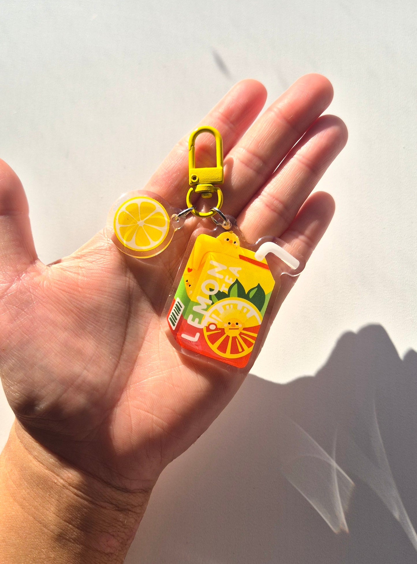 Lemon Tea Keychain