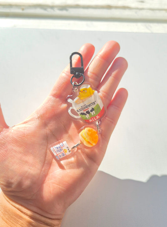 Hong Kong Cafe Keychain