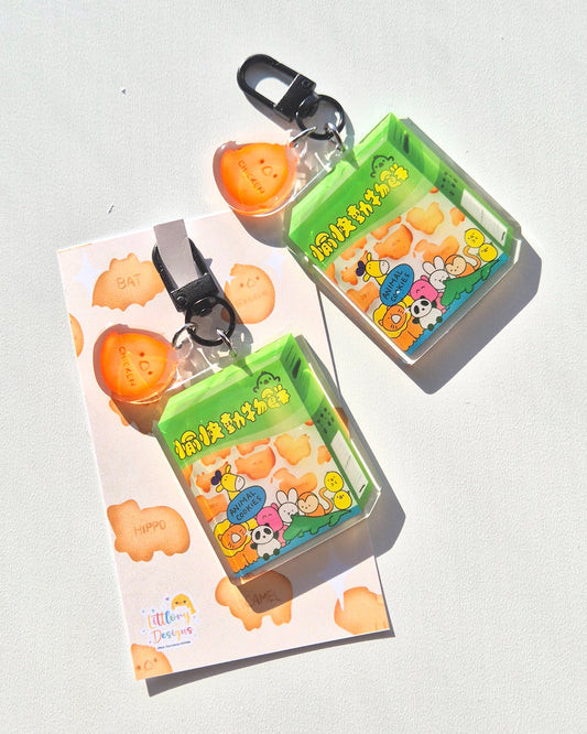 Ginbis Animal Biscults Keychain