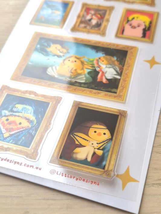 Art Gallery II Sticker Sheet