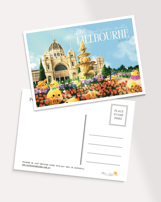 Royal Exhibition Building Melbourne Postcard
