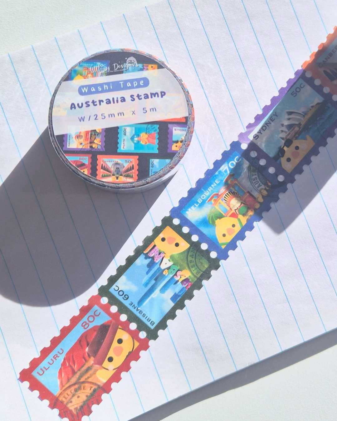Australia Stamp Washi Tape