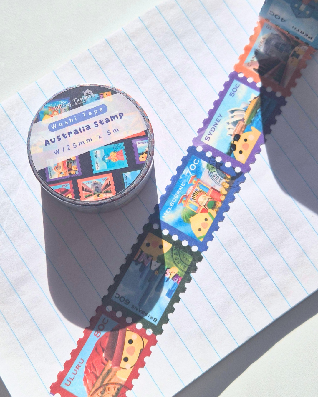 Australia Stamp Washi Tape