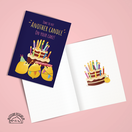 Another Candle Birthday Card