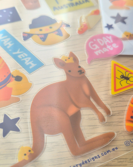 Australia Sticker Sheet