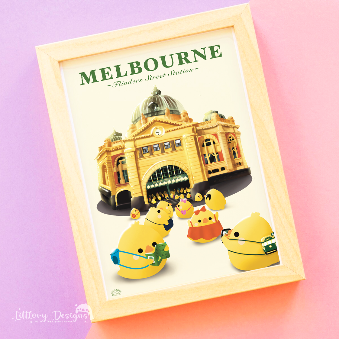 Flinders Street Art Print