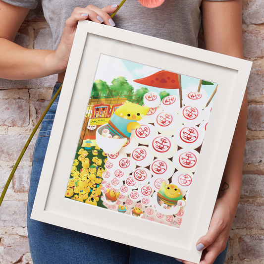 Hong Kong Bun Festival Art Print