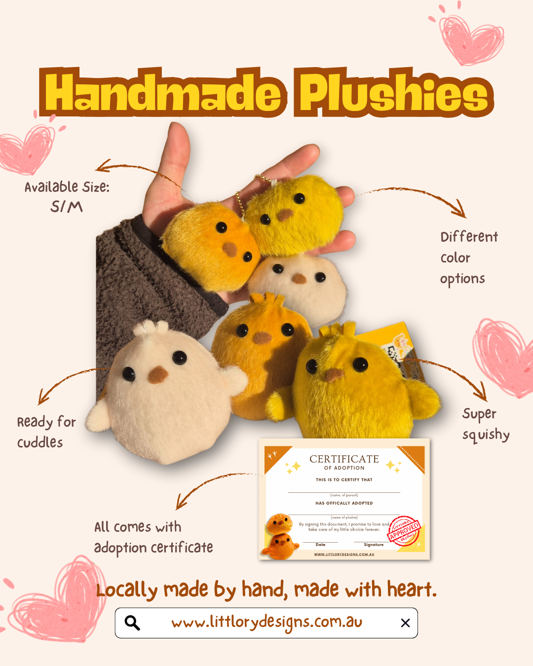 Handmade Chickie Adoption Centre