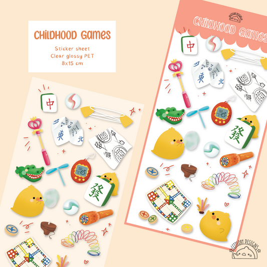 Childhood games Sticker Sheet