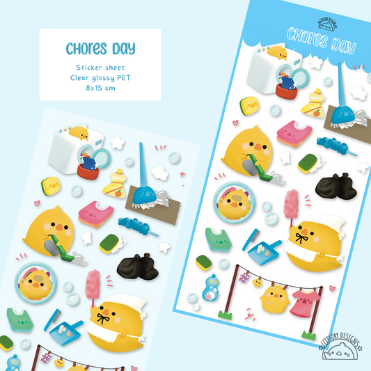 Chores day Sticker Sheet