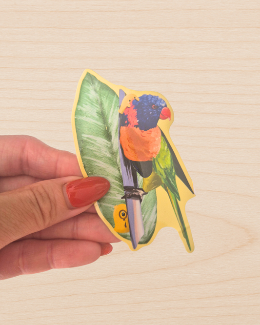 Red-collared Lorikeet Sticker