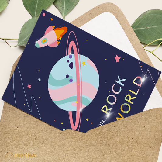 Rock My World Card