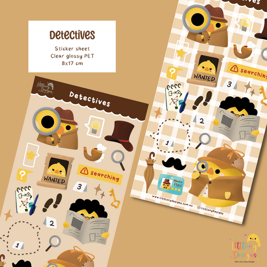 Detectives Sticker Sheet