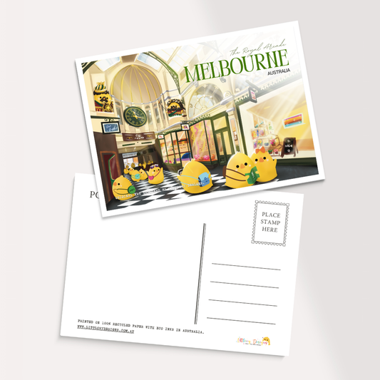 The Royal Arcade Melbourne Postcard