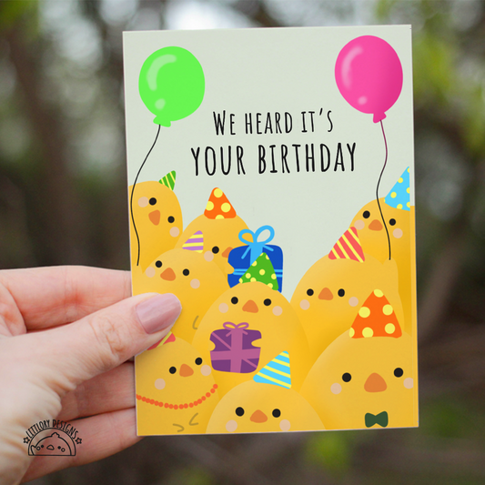 We Heard It's Your Birthday Card