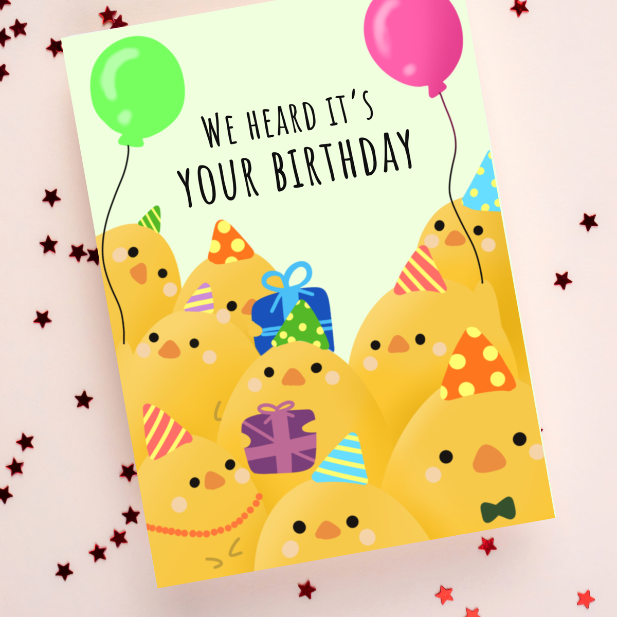 We Heard It's Your Birthday Card