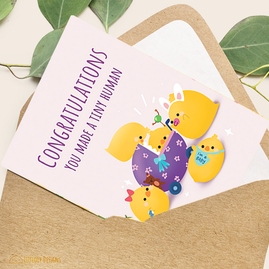 You Made a Tiny Human Card