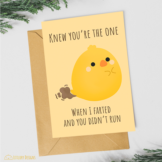 Knew You're The One Card