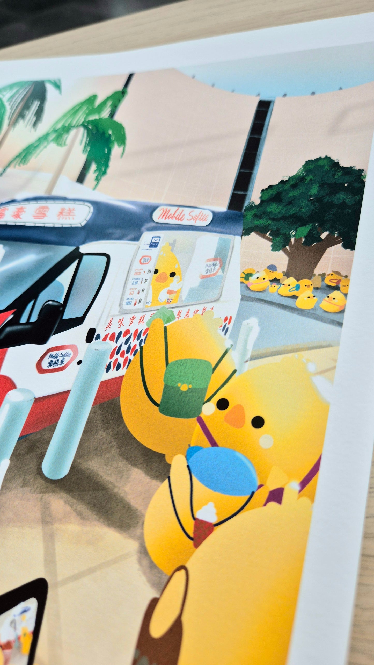 Hong Kong Ice Cream Truck Art Print