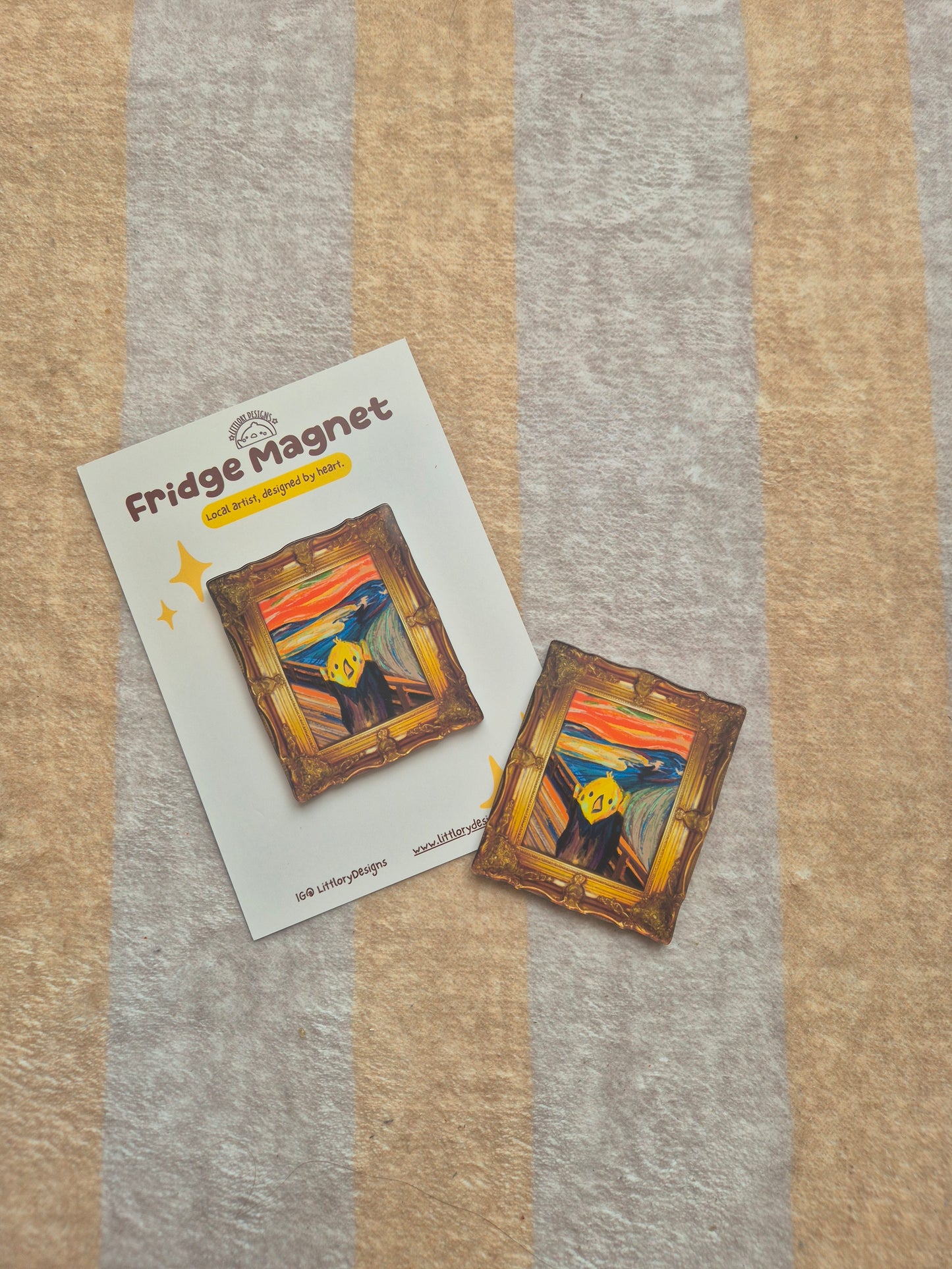 The Scream Fridge Magnet