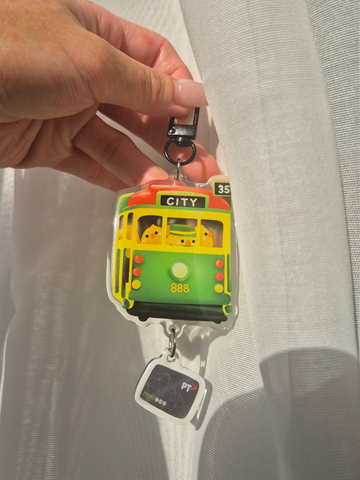 Melbourne Tram Keychain