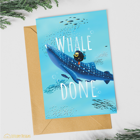 Whale Done Card