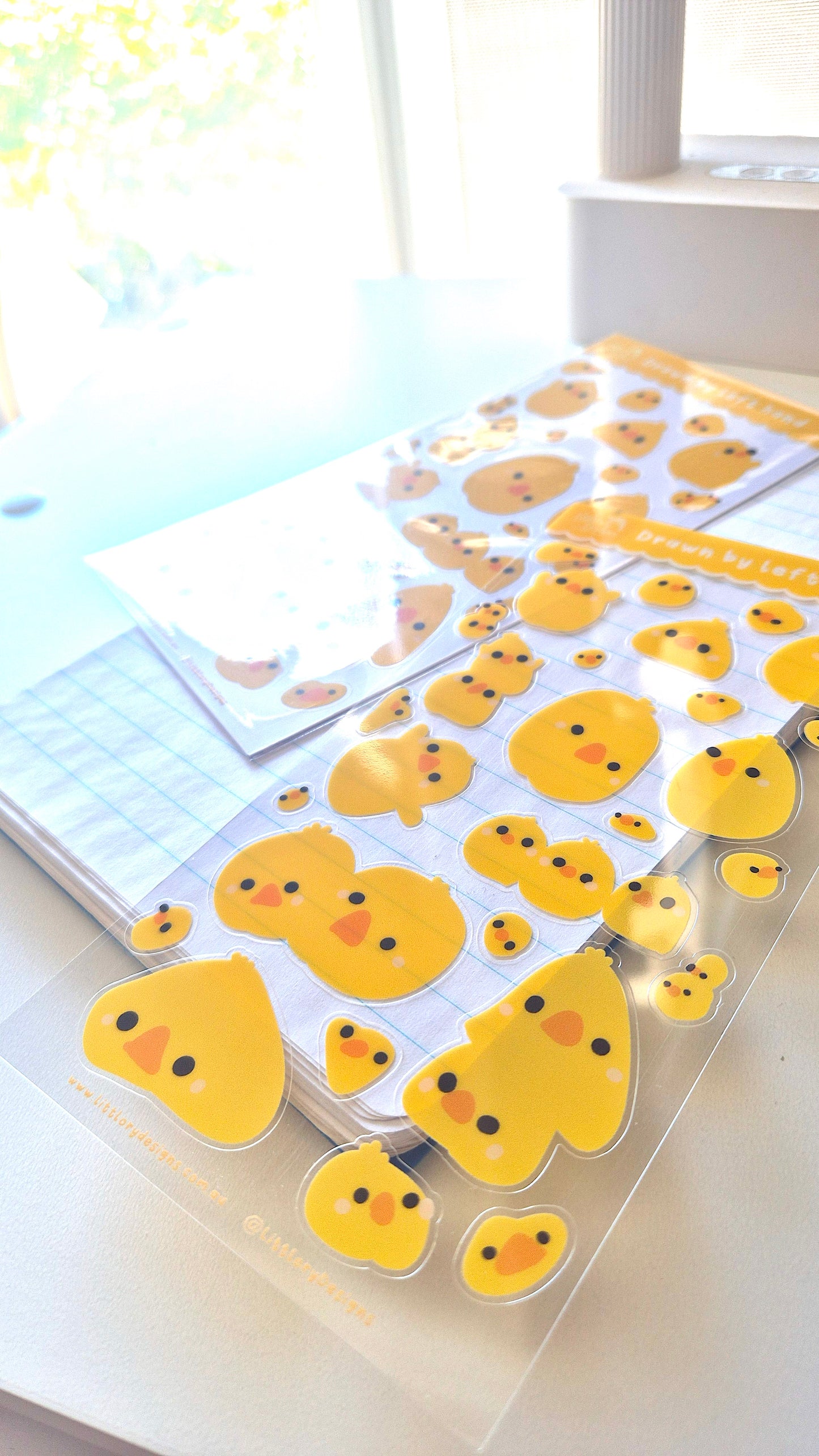 Drawn by Left Hand Sticker sheet