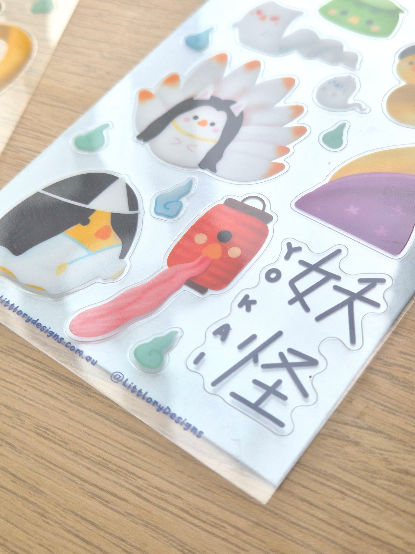 Yokai Sticker Sheet