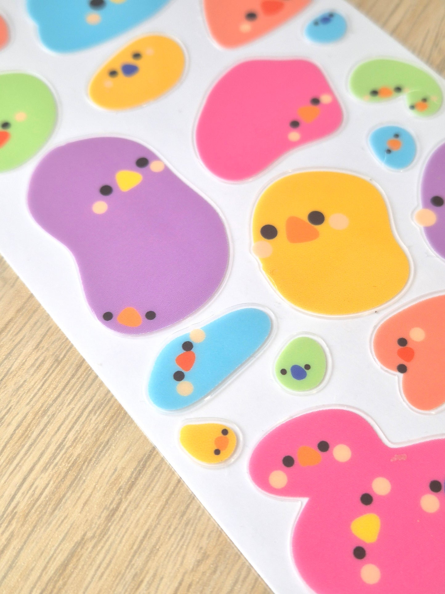 Rainbow Bubbles Sticker Sheet