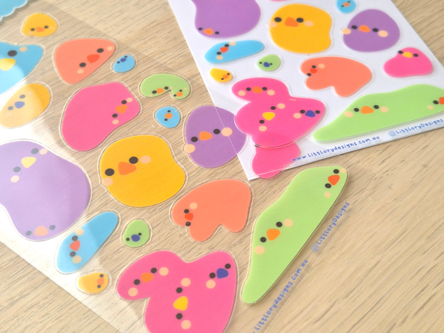 Rainbow Bubbles Sticker Sheet
