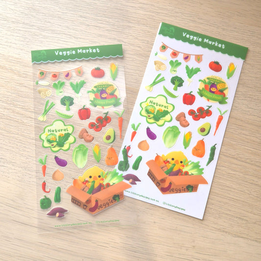 Veggie Market Sticker Sheet