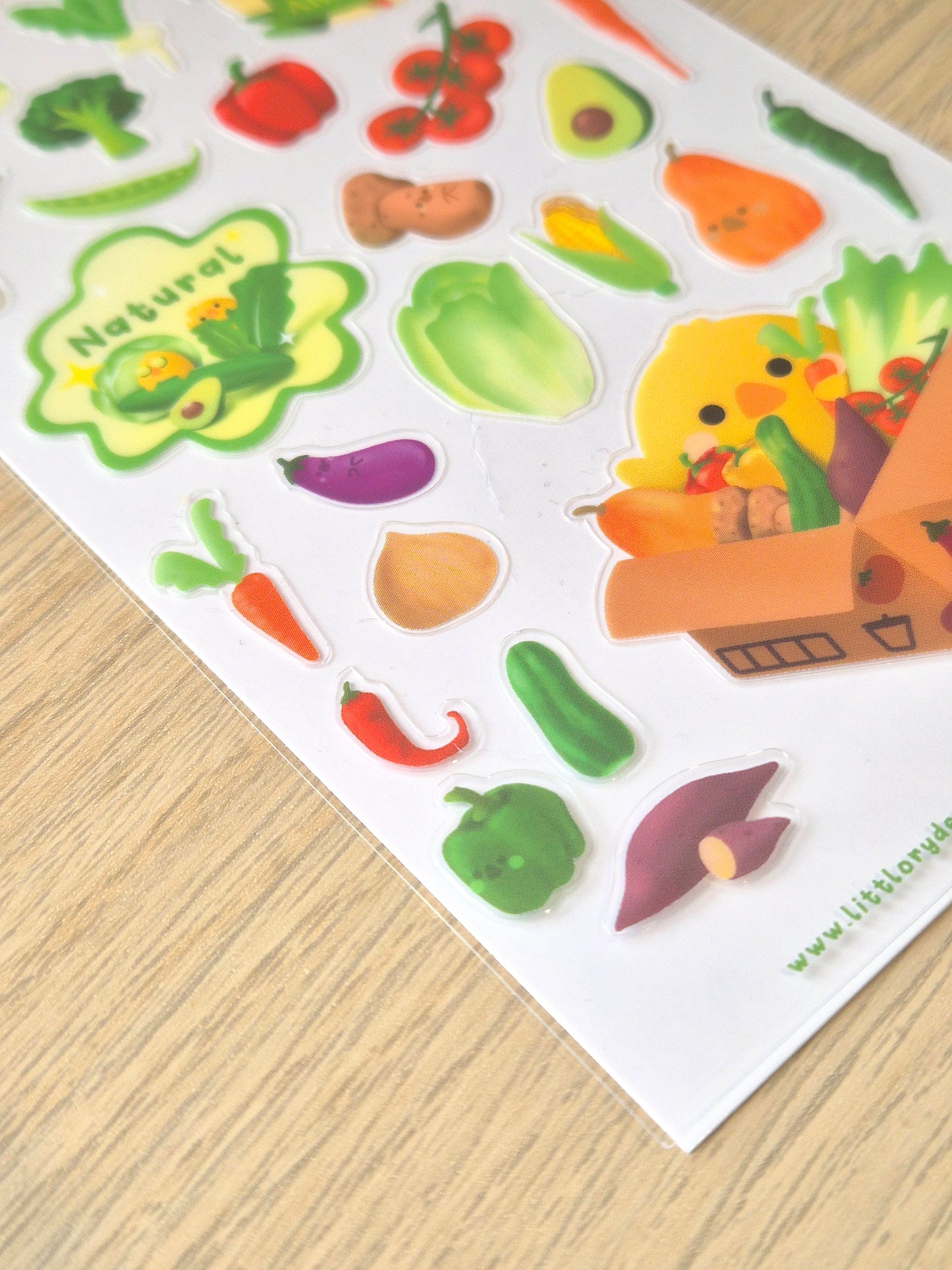 Veggie Market Sticker Sheet
