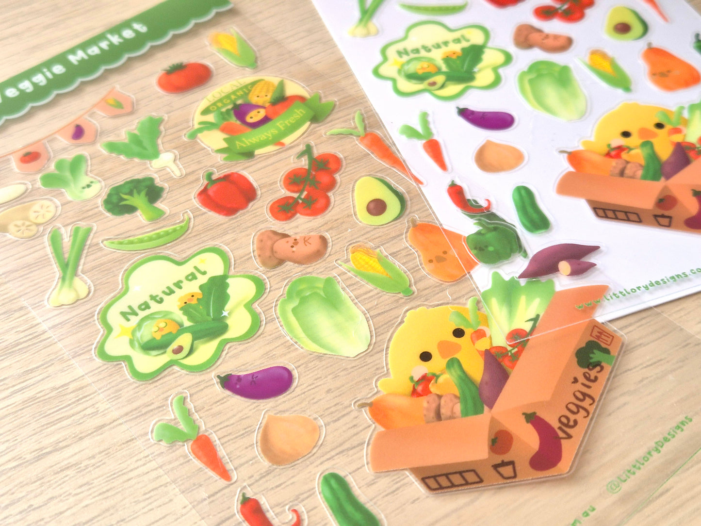 Veggie Market Sticker Sheet