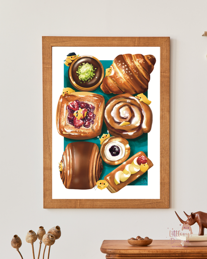A Taste of Melbourne Art Print