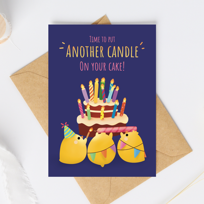 Another Candle Birthday Card