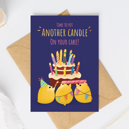 Another Candle Birthday Card