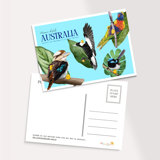 Australia Birds Postcard (Aussie Birds)