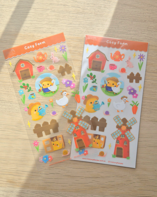 Cozy Farm Sticker Sheet
