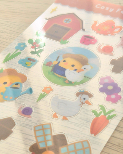 Cozy Farm Sticker Sheet