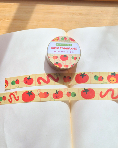Cute Tomatoes Washi Tape