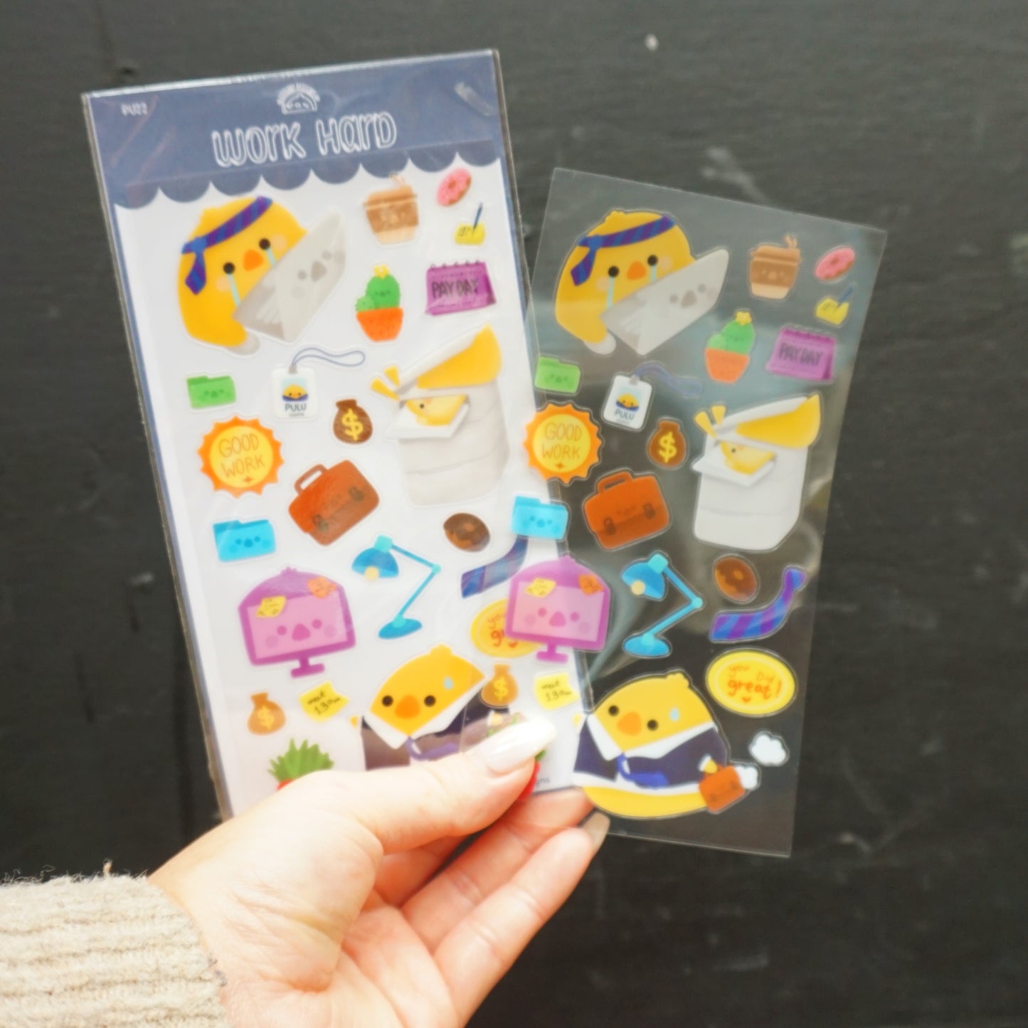 Work Hard Sticker Sheet