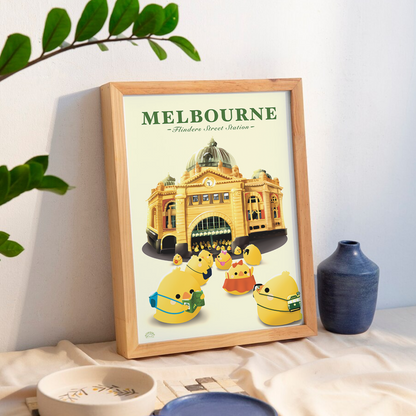 Flinders Street Art Print