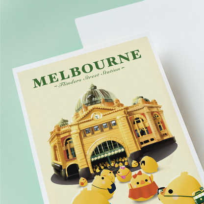 Flinders Street Art Print