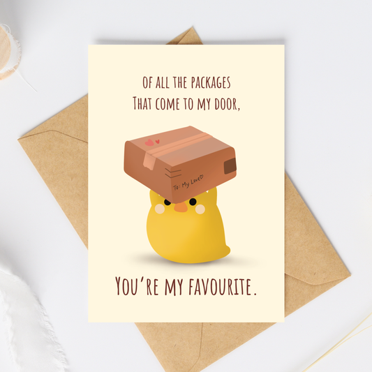 Favourite Package Card